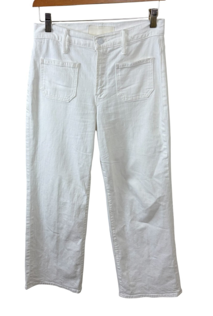 Mother Superior Patch Pocket Mid Rise Maven Ankle in Totally Innocent Size 25